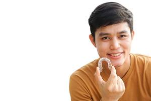 Patient in Cary smiling with Invisalign Teen